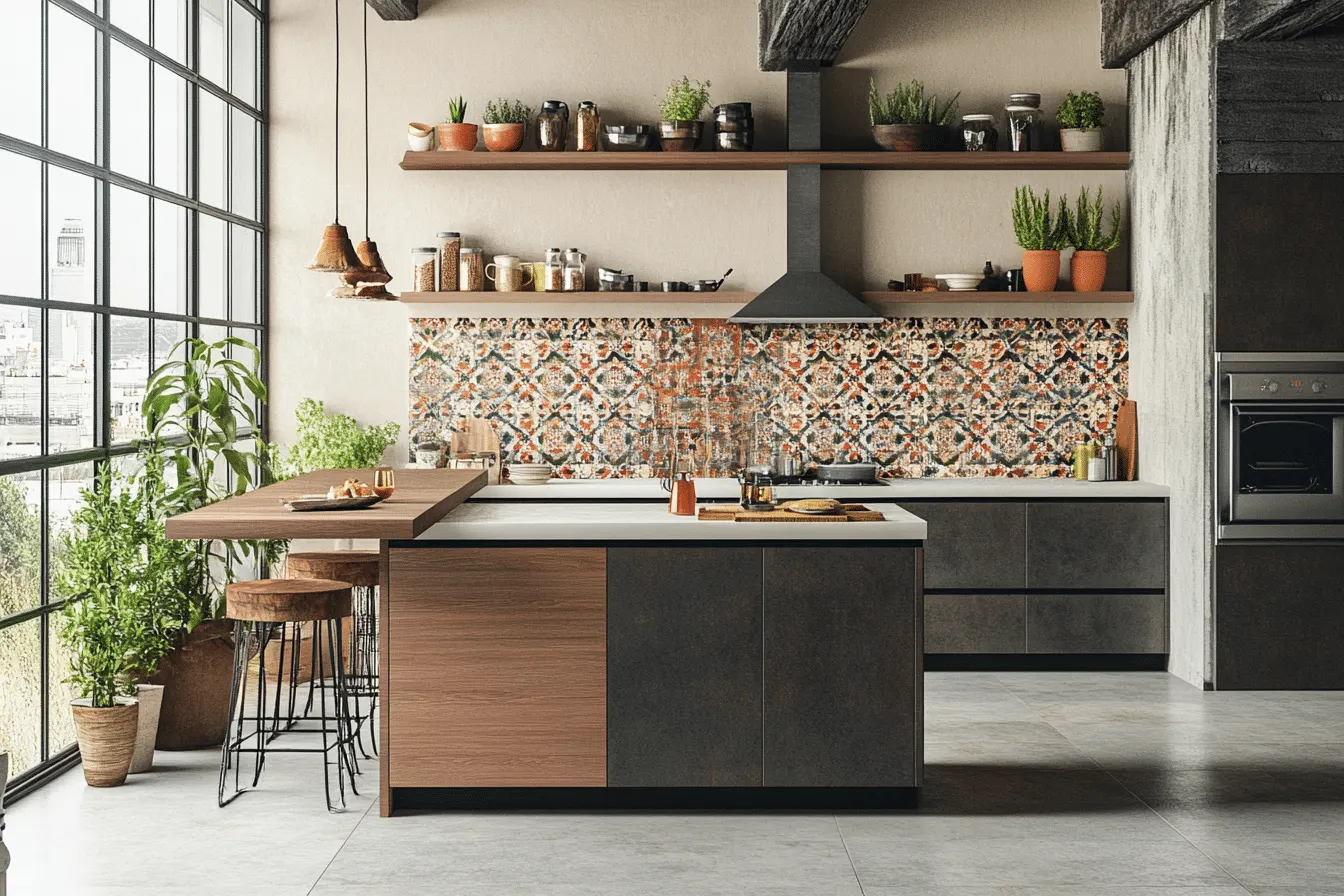 Carreaux de ciment dans une cuisine : conseils pour un design élégant et durable